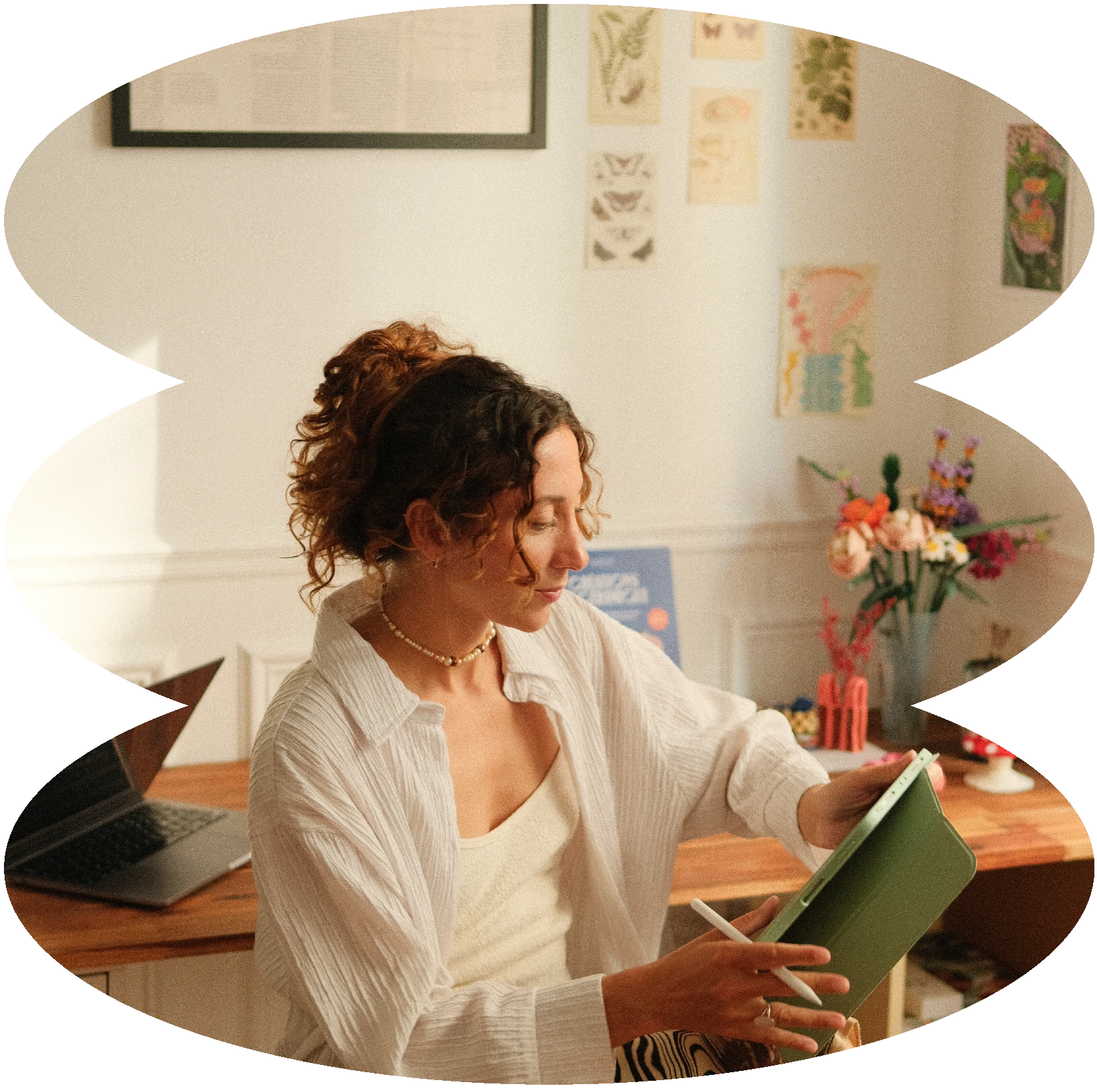 Photo d'Alizée Reinert, fondatrice du Studio Blomea
