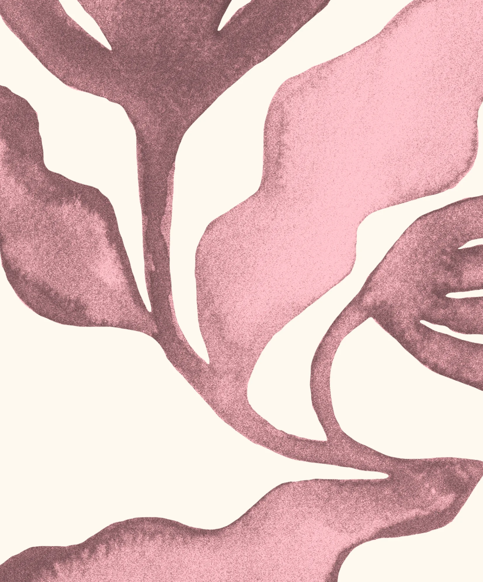 Illustration végétale utilisée sur les packagings Teas, mettant en scène des éléments floraux et botaniques dans des teintes vives et organiques. Ce visuel évoque la naturalité et la richesse des ingrédients des infusions gourmandes.